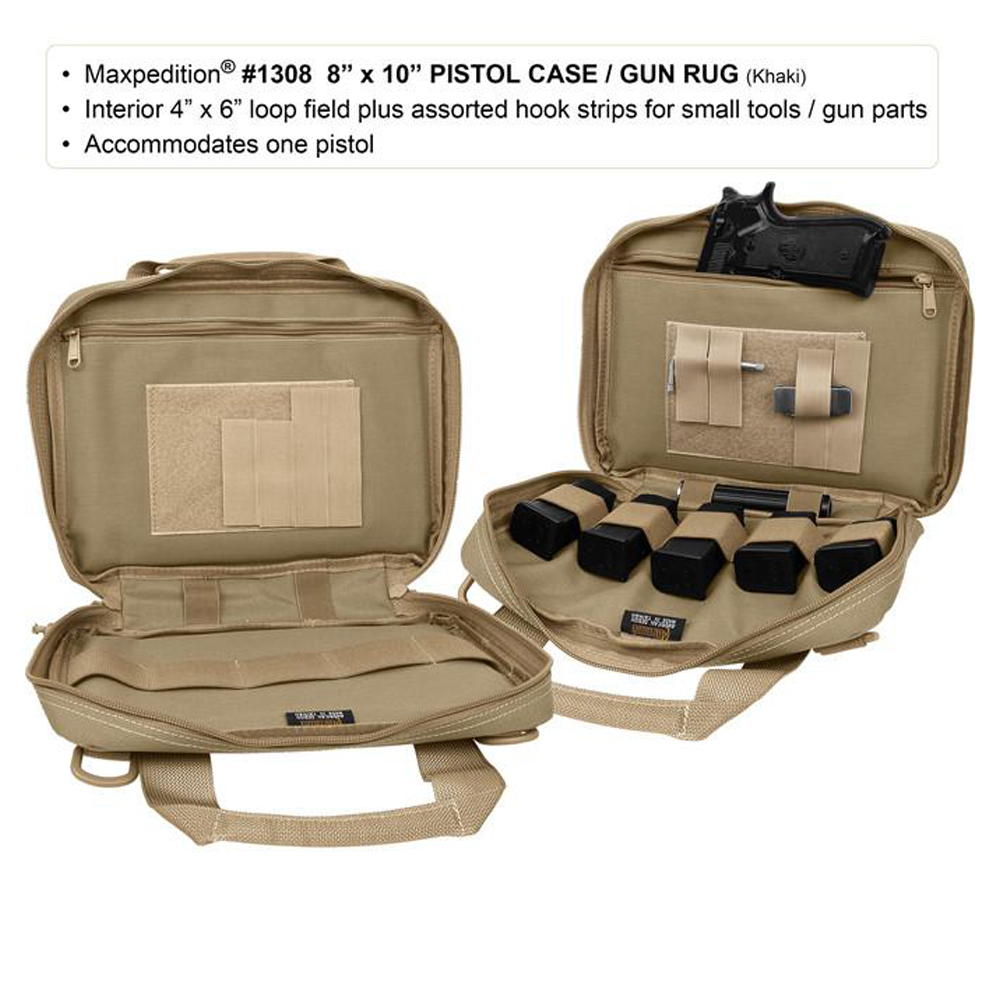 Чанта за пистолет Maxpedition 8 x 10 in Pistol Case Black MX1308B 8