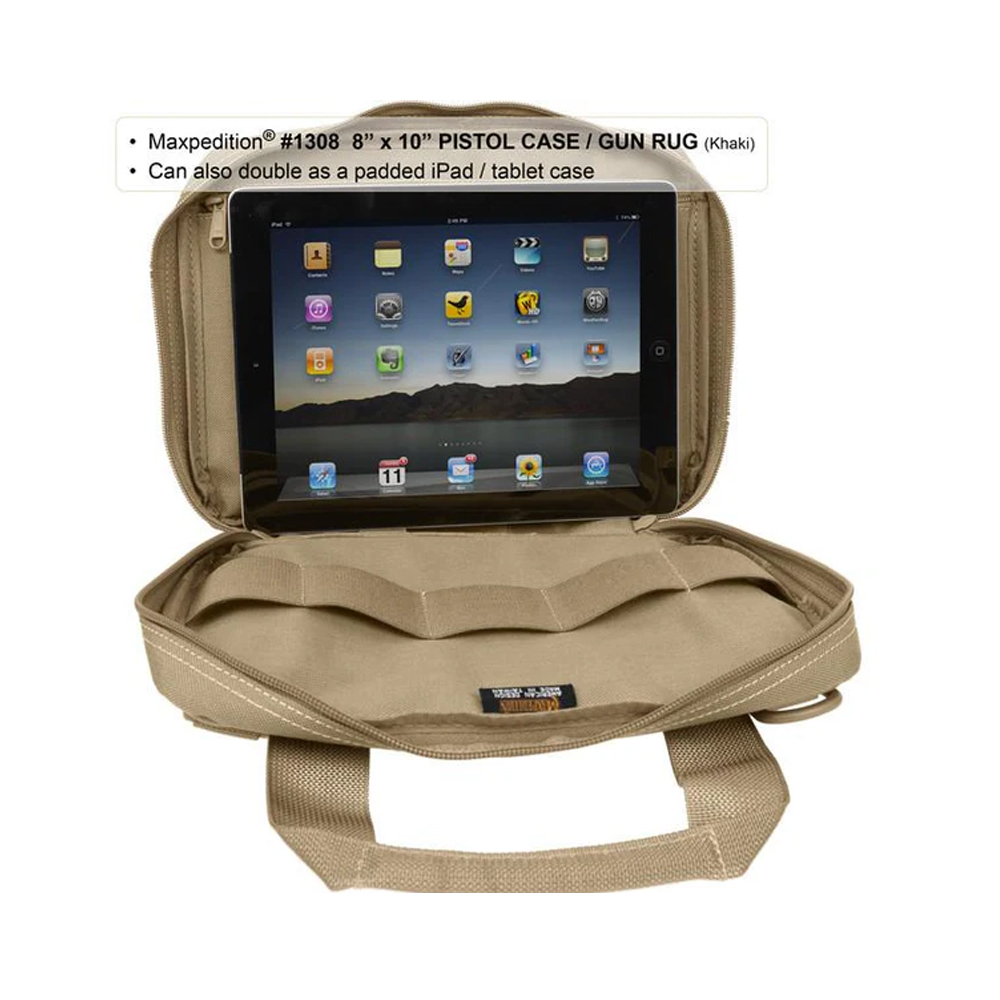 Чанта за пистолет Maxpedition 8 x 10 in Pistol Case Black MX1308B 9