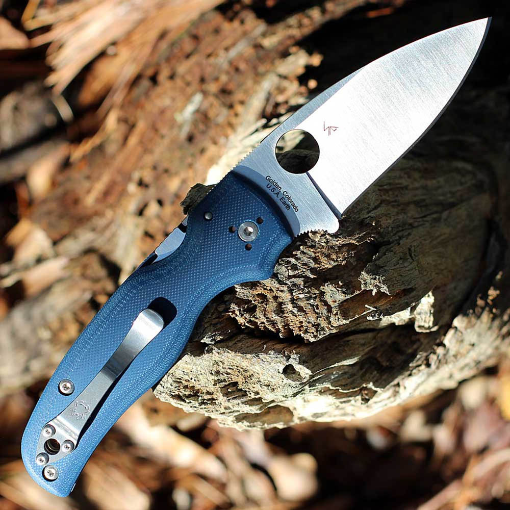 Spyderco Shaman CPM-SPY27 Cobalt Blue G10 C229GPCBL 5