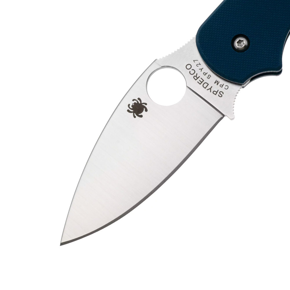 Spyderco Sage 5 Compression Lock CPM-SPY27 Satin Blade Cobalt Blue G10 C123GPCBL 3