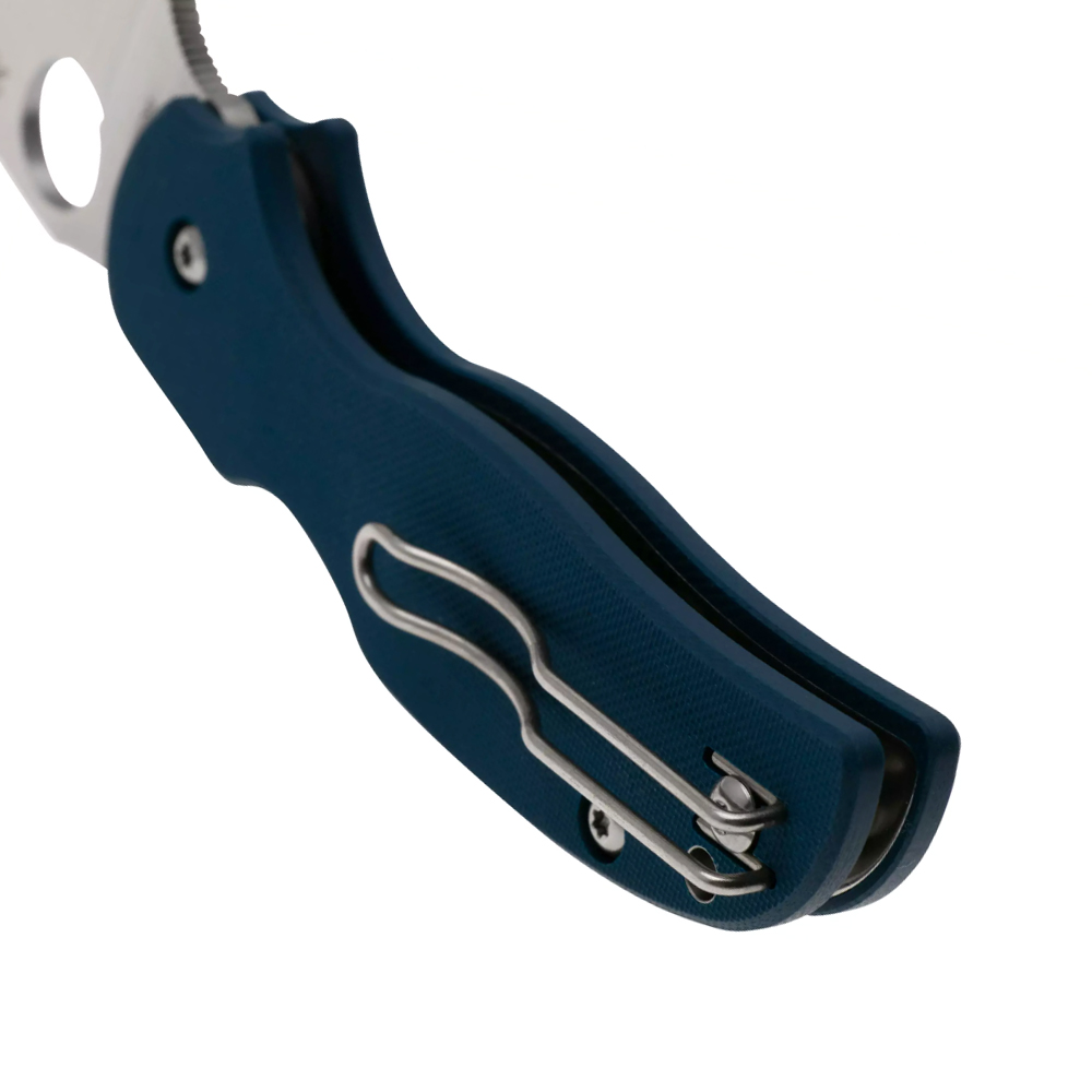 Spyderco Sage 5 Compression Lock CPM-SPY27 Satin Blade Cobalt Blue G10 C123GPCBL 4