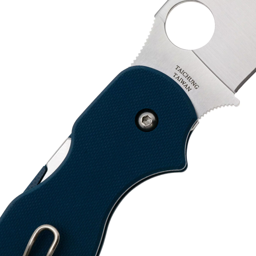 Spyderco Sage 5 Compression Lock CPM-SPY27 Satin Blade Cobalt Blue G10 C123GPCBL 5