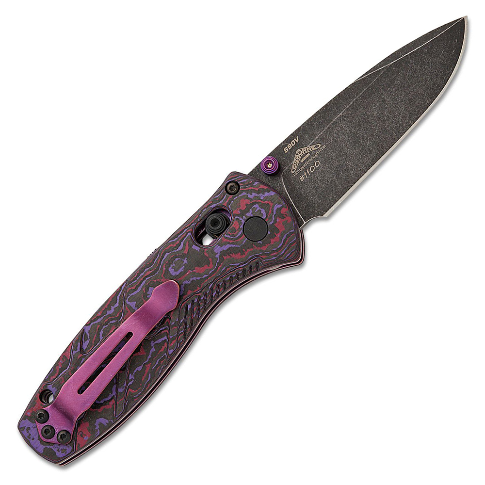 Benchmade MINI BARRAGE 585BK-251 PURPLE HAZE FATCARBON Limited Edition 3