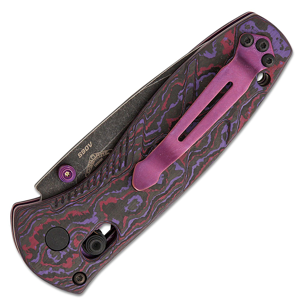 Benchmade MINI BARRAGE 585BK-251 PURPLE HAZE FATCARBON Limited Edition 5