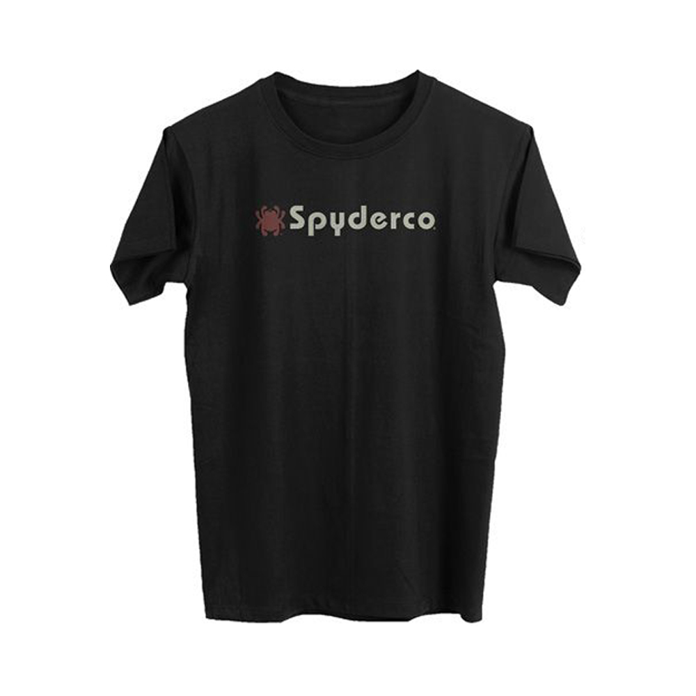 Тениска Spyderco Logo T-Shirt Black 1