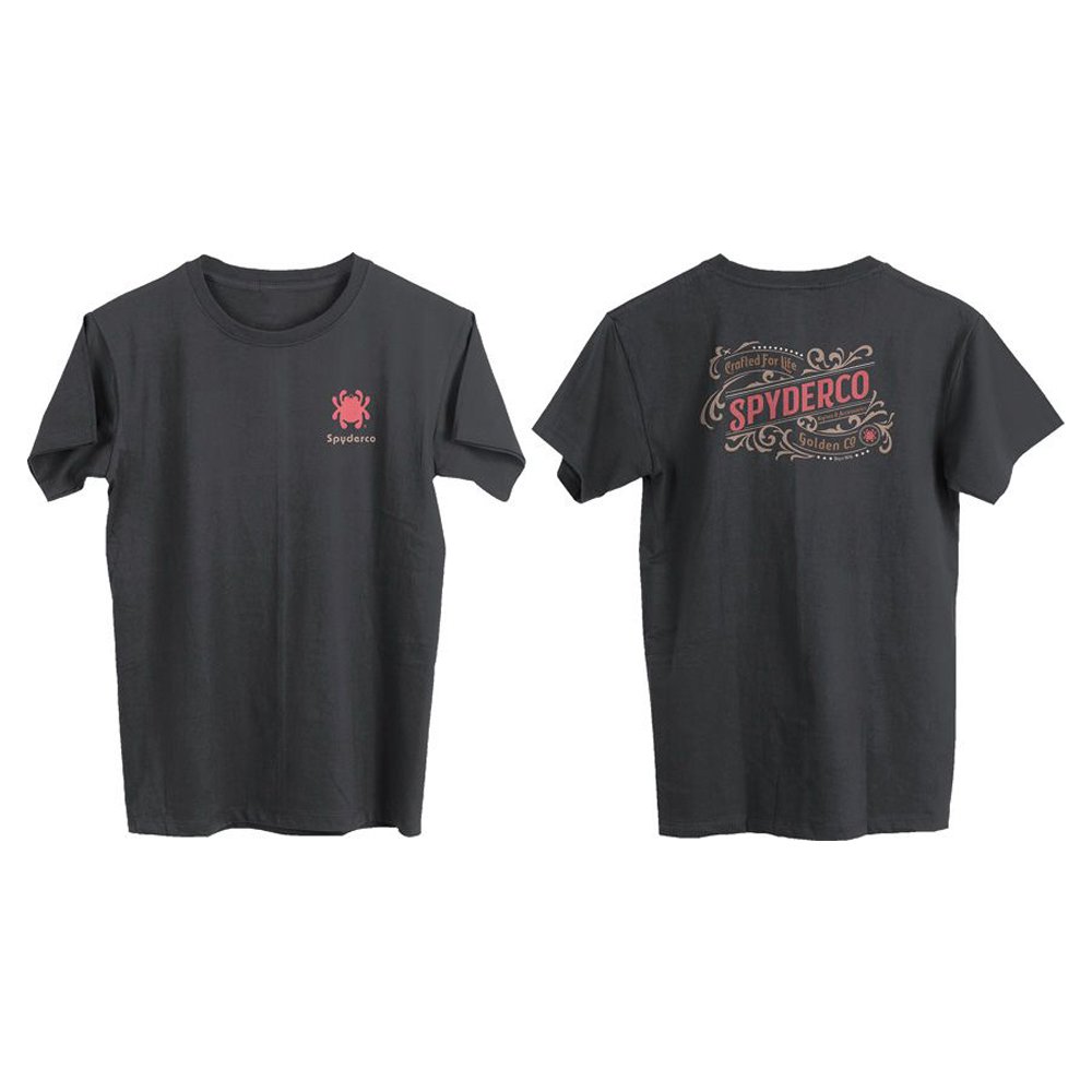 Тениска Spyderco Western T-Shirt Black 3