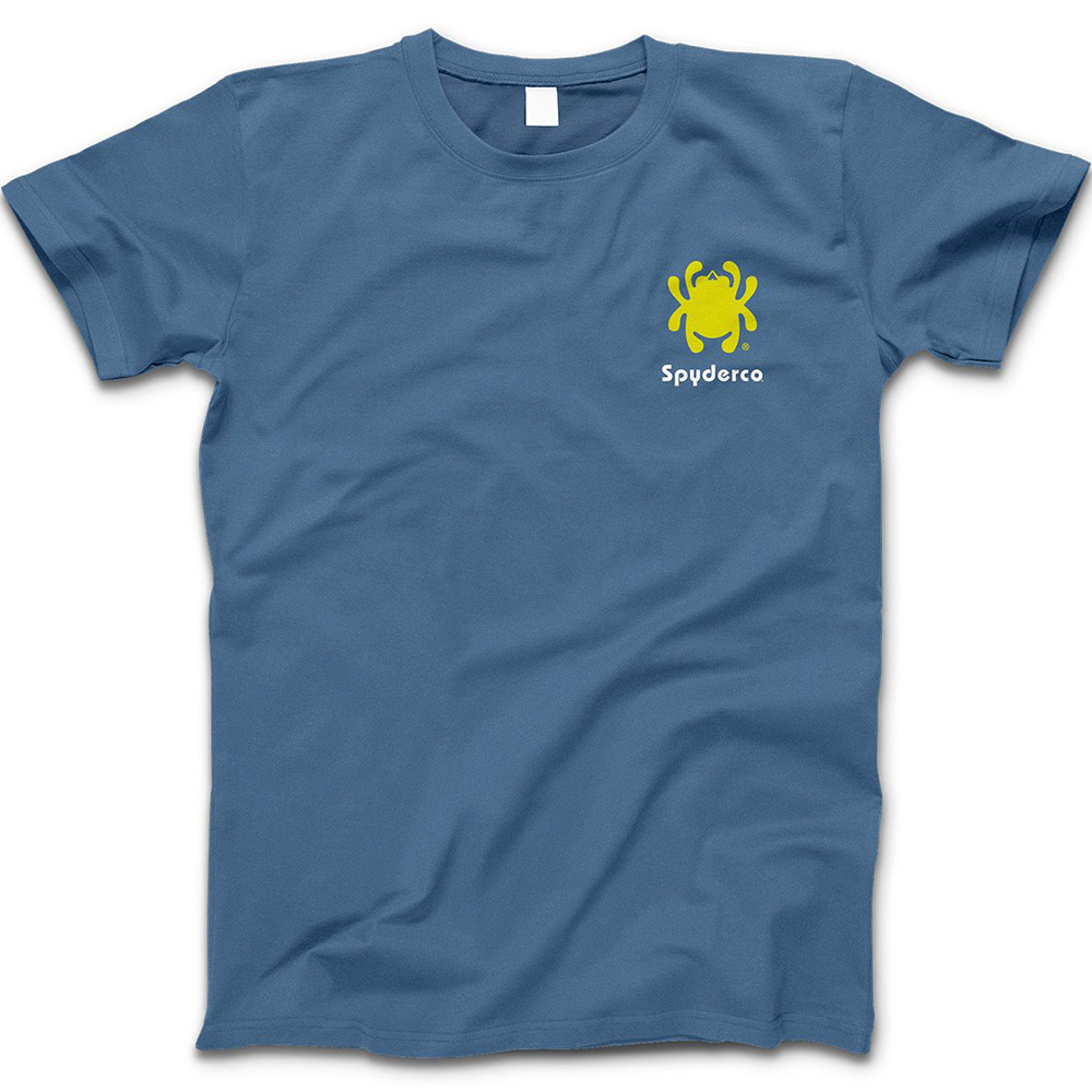 Тениска Spyderco Those Who Know T-Shirt Blue TS01BL 1