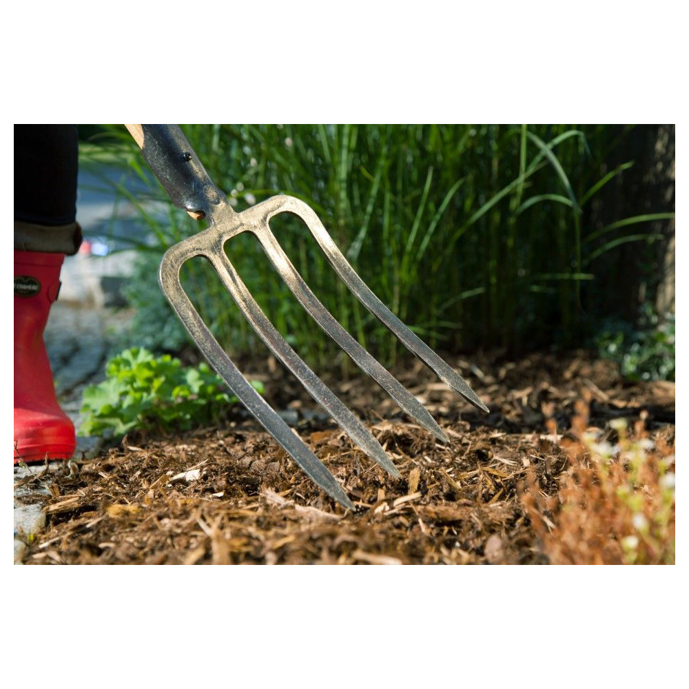 Кована Вила Krumpholz с пружинно гнездо 4 байонетни зъбци и Т-образна дръжка от ясен 3