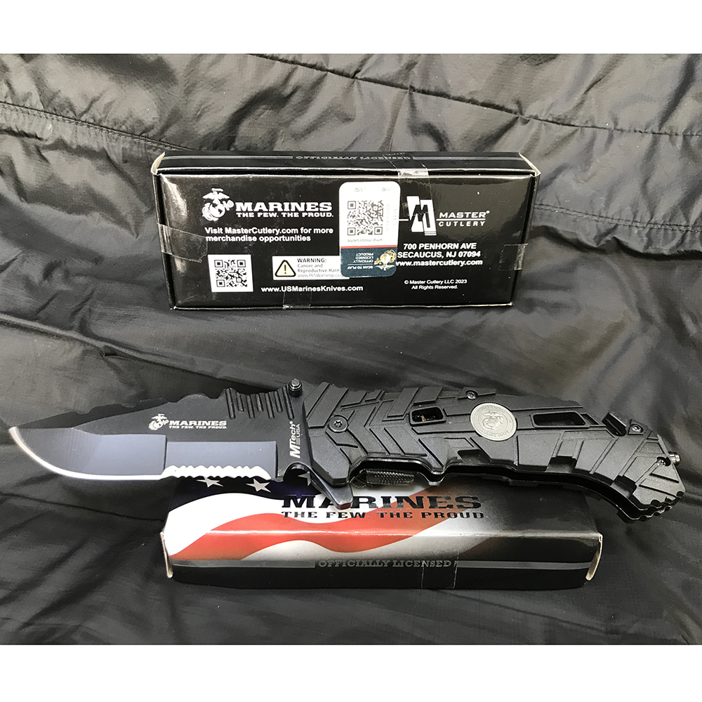 USMC Spring Assisted Knife M-A1049BK 2