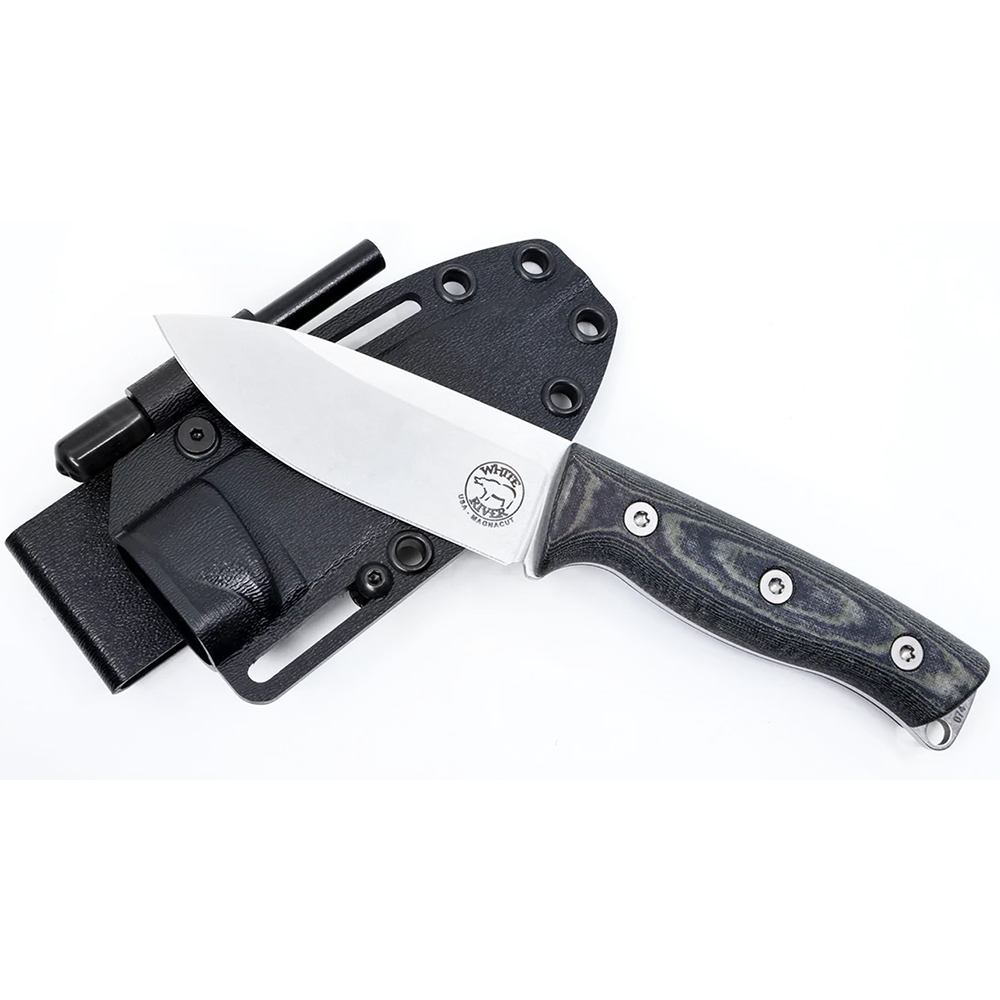 White River Ursus Cub Black Olive Micarta Magnacut 2