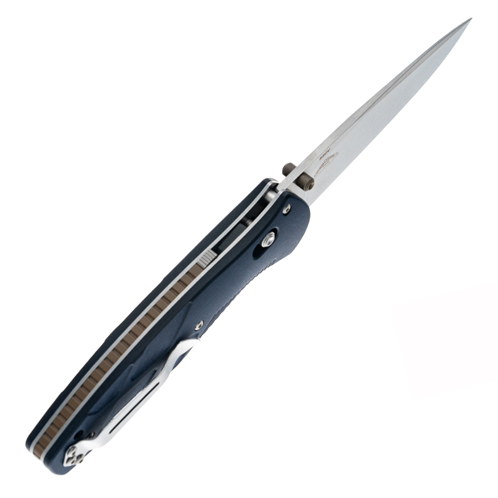 Benchmade 581-03 Barrage AXIS Assisted S30V Stonewashed Drop Point Blade Blue Canyon Richlite Handles 3