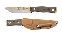 TOPS Fieldcraft BOB Brothers of Bushcraft Hunter 1095 Tan Blade OD Green Micarta Handles BROS-TAN