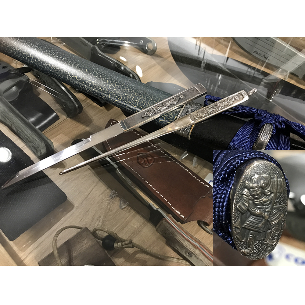 GLADIUS Wakizashi Kozuka Blue Handle 141131 7