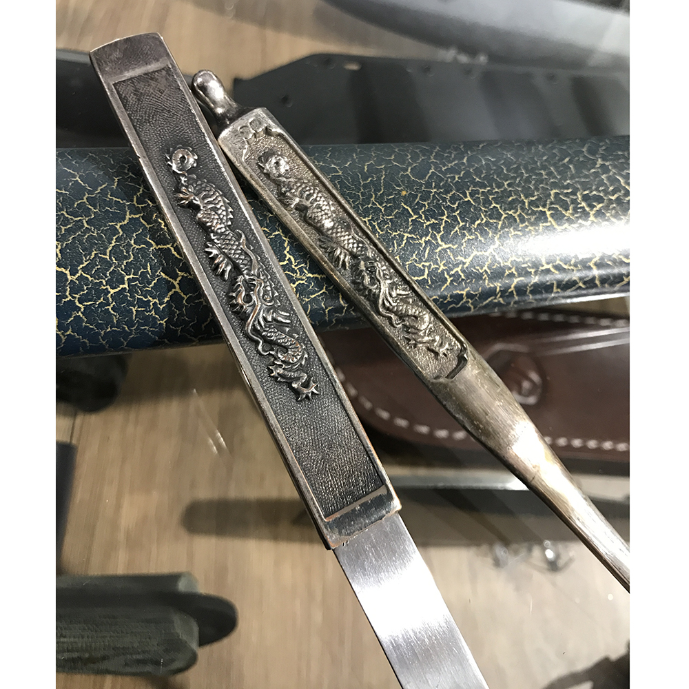 GLADIUS Wakizashi Kozuka Blue Handle 141131 8