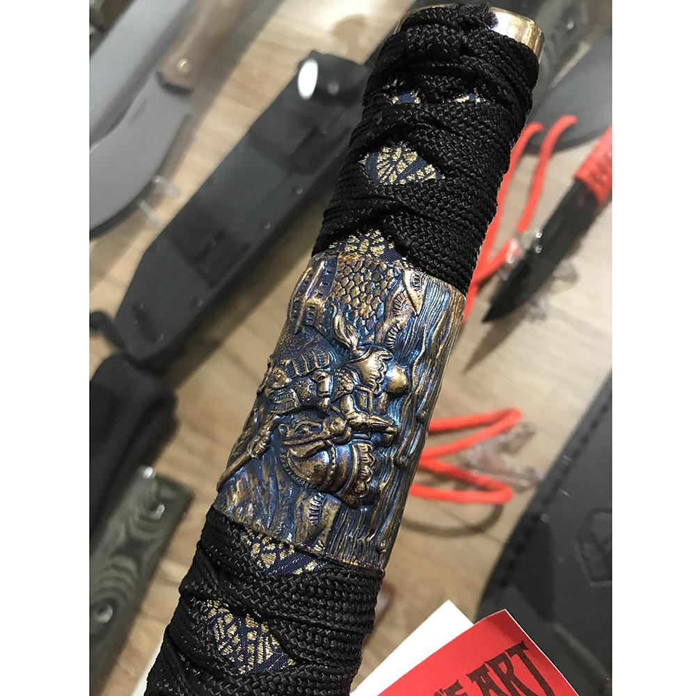 GLADIUS Wakizashi Decorated Black Gold Handle 162157 3