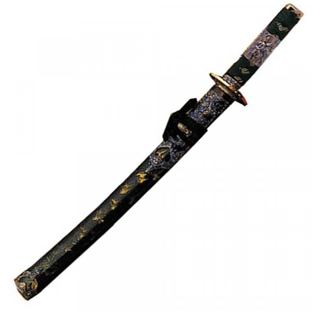 GLADIUS Wakizashi Decorated Black Gold Handle 162157 1