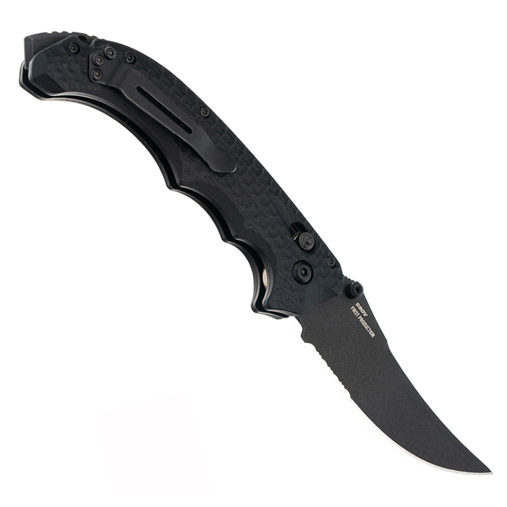 Benchmade 865SBK Mini Bedlam S90V Combo Black G10 2