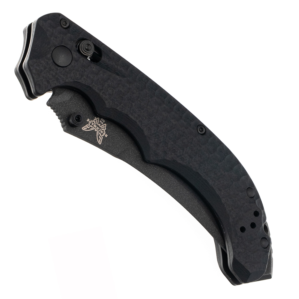 Benchmade 865SBK Mini Bedlam S90V Combo Black G10 4