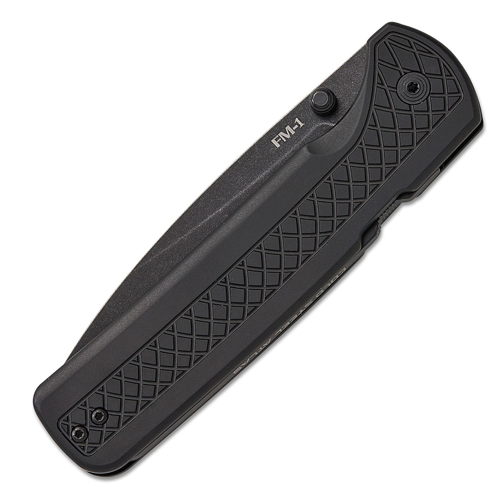 Cold Steel FM-1 Full Metal Atlas CPM-S35VN Black Stonewashed Drop Point Black Titanium CS-FL-35FMA-BK 3