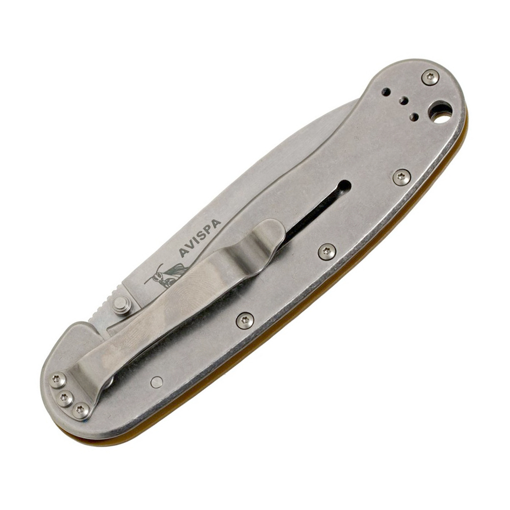 Esee Avispa Framelock Coyote Brown Satin D2 1301CB 2