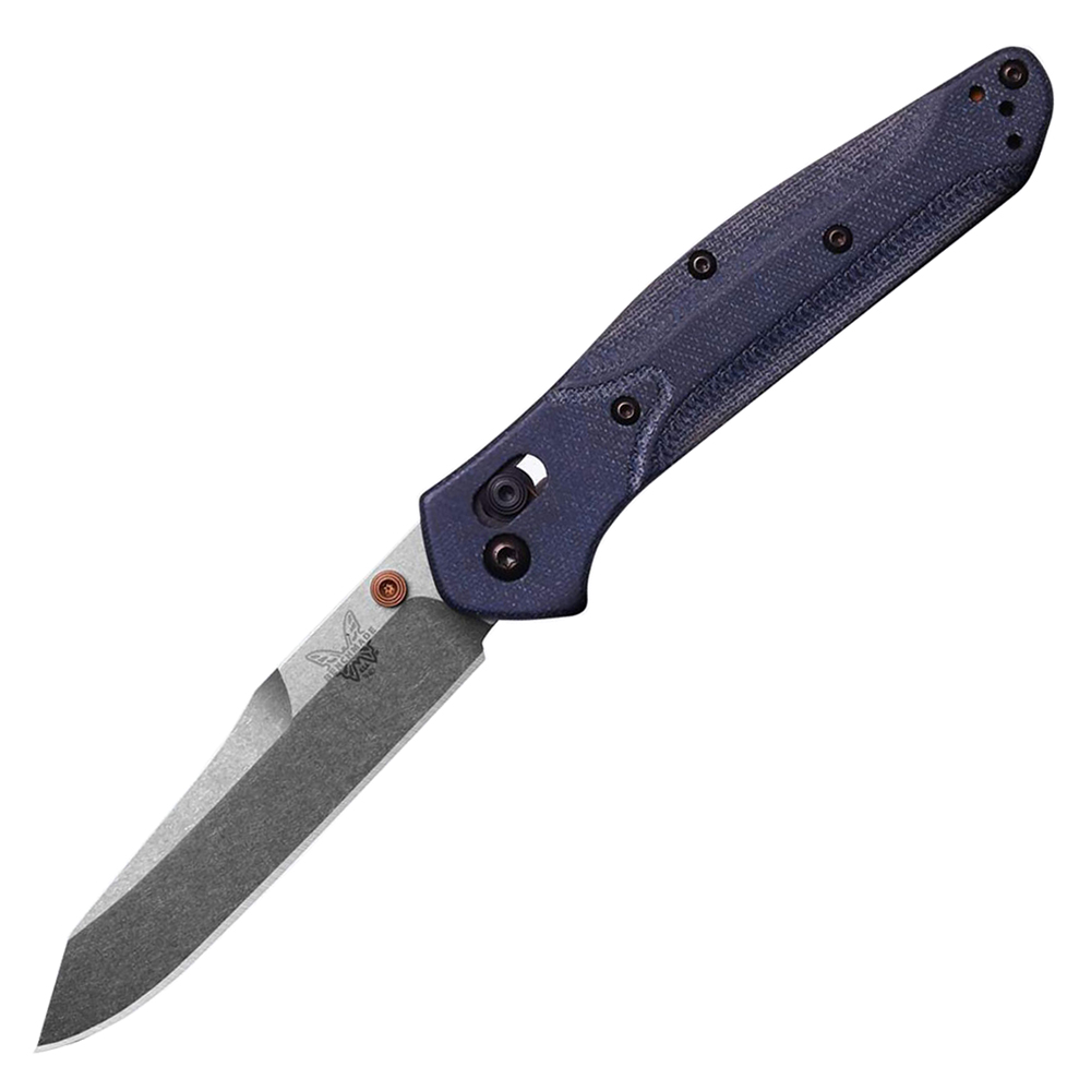 Benchmade 940-04 Osborne M390 Satin Plain Denim Micarta 1