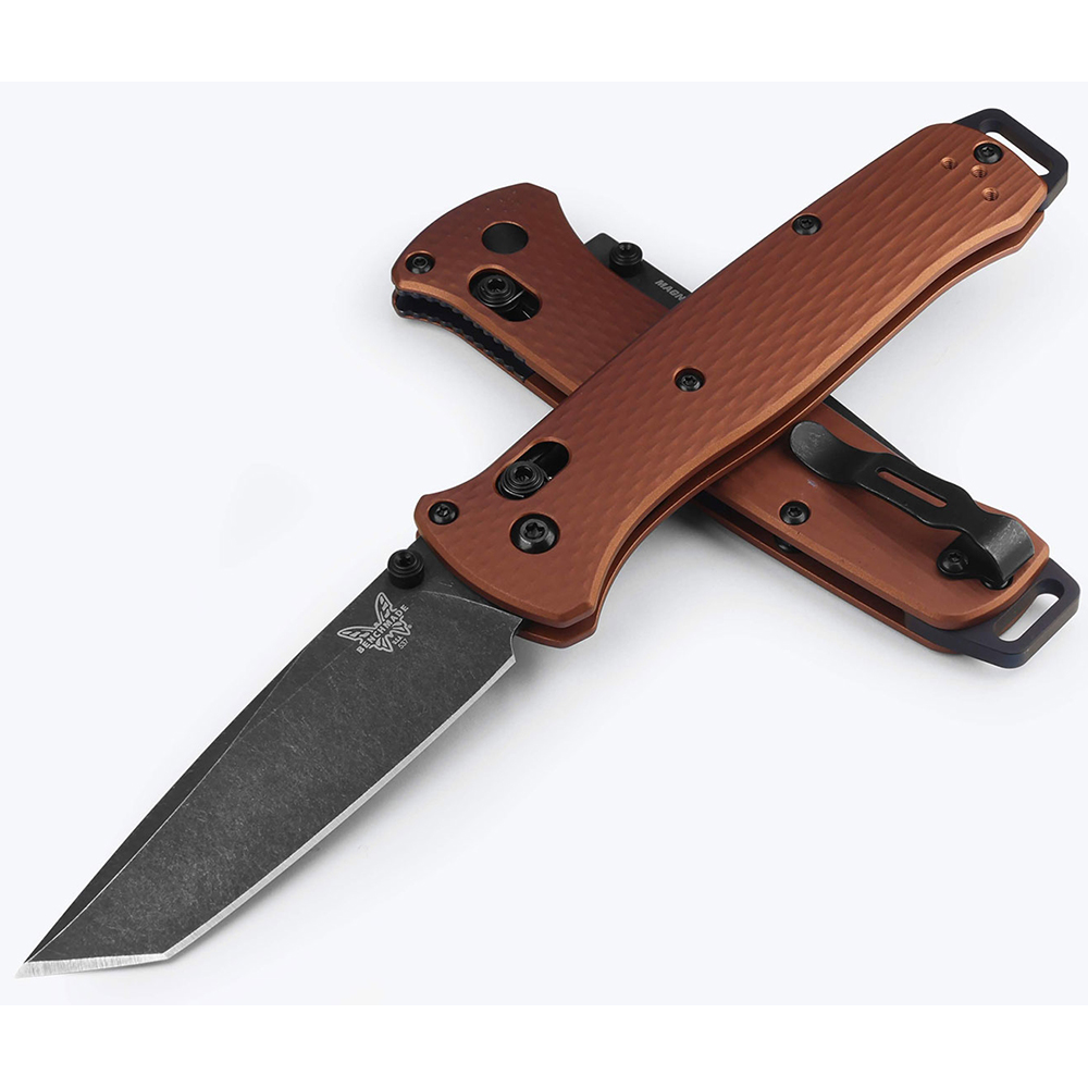 Benchmade Bailout 537BK-07 CPM-MagnaCut Burnt Copper Aluminium 3