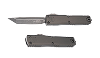 Microtech Ultratech Gen III ZBP Auto OTF Apocalyptic Plain Tanto Natural Clear Aluminum 1123-10APNC
