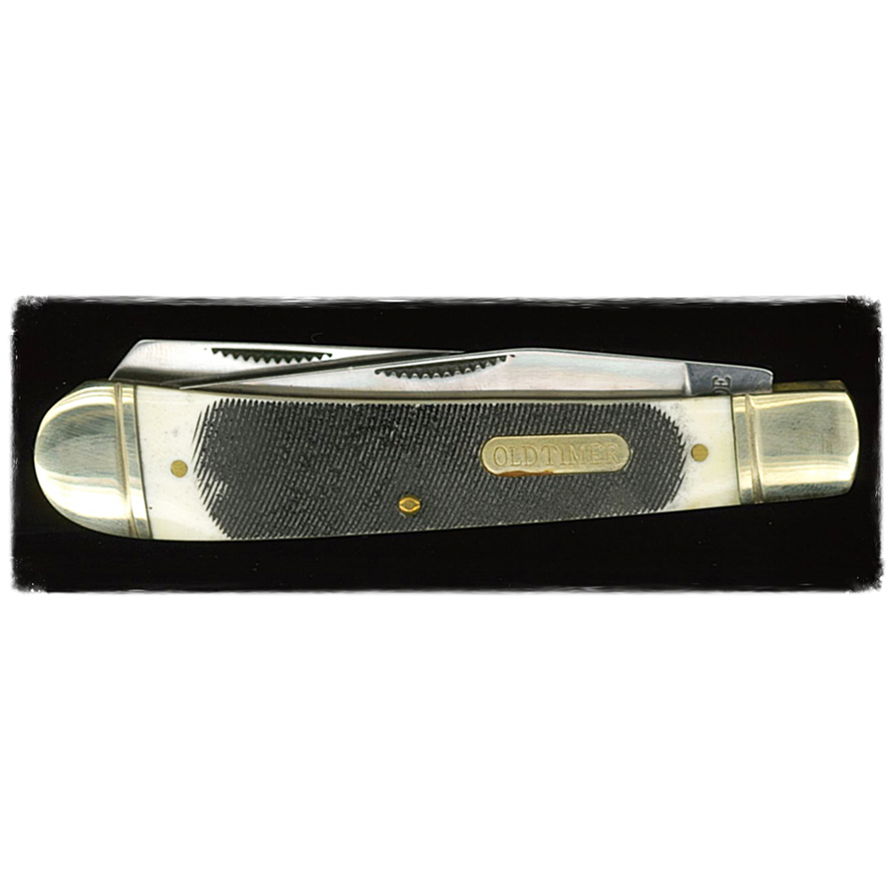 Old Timer FOLDING LARGE GUNSTOCK TRAPPER BONE 95OTB 4