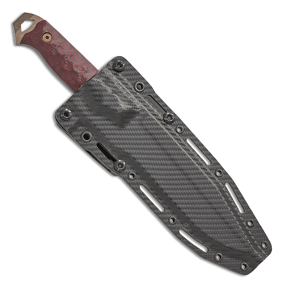Dawson Marauder Gen 2 CPM-MagnaCut Arizona Copper Red and Black G10 3