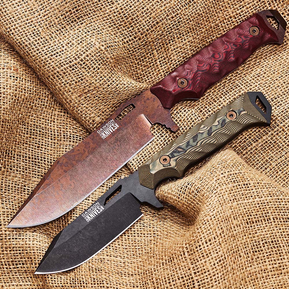 Dawson Marauder Gen 2 CPM-MagnaCut Arizona Copper Red and Black G10 5