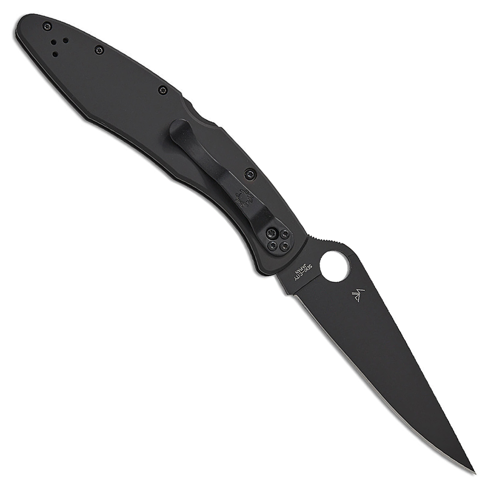 Spyderco Police VG-10 Black TiCN Plain Blade C07BKP 3