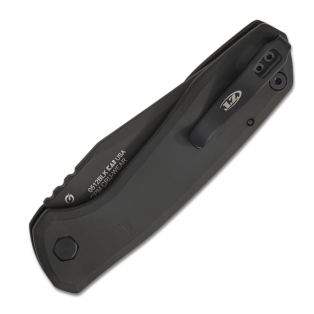 Zero Tolerance 0512BLK AUTO CPM-CruWear Black Cerakote Black Canvas Micarta and Titanium Handles 4
