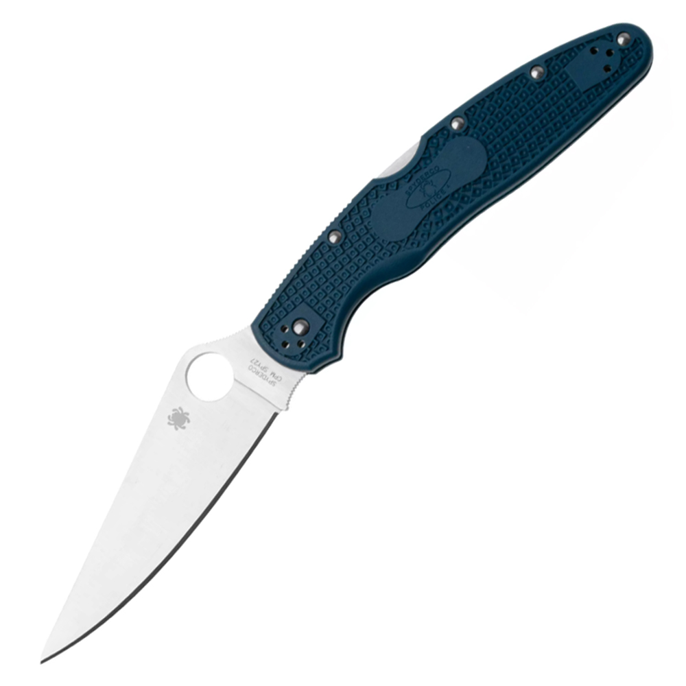 Spyderco Police 4 CPM-SPY27 Cobalt Blue FRN C07PCBL4 1
