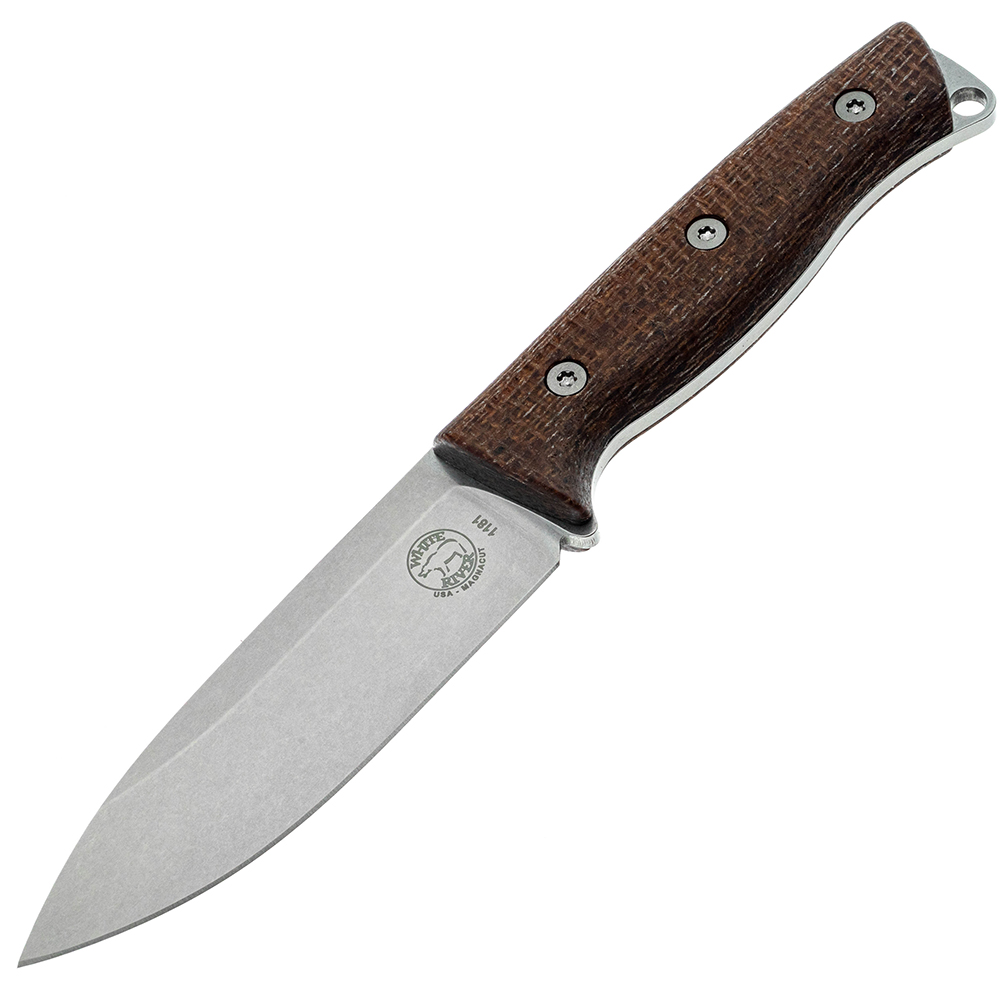 White River Ursus 45 Natural Micarta CPM-MagnaCut Bushcraft Knife 1