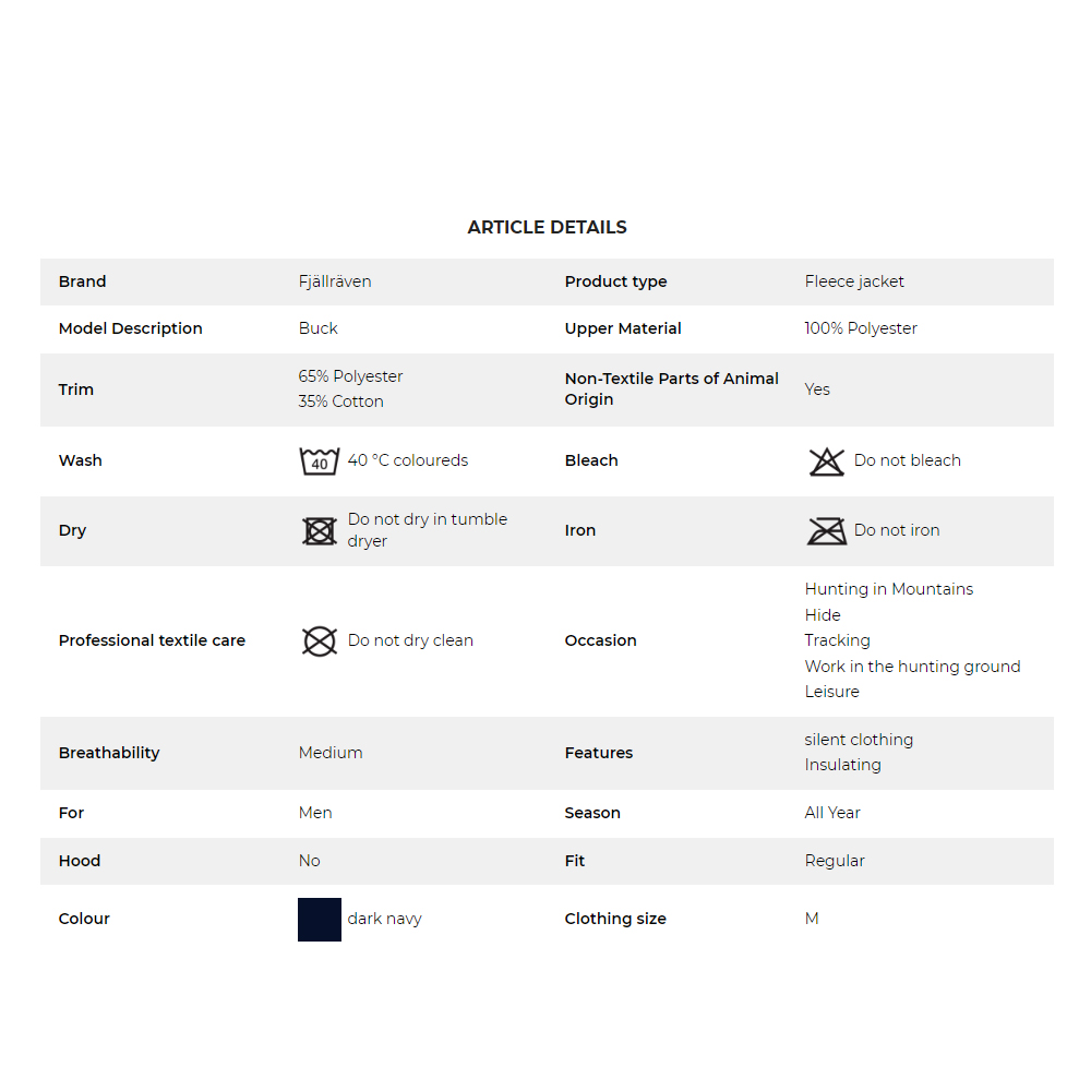 Поларено яке Fjallraven Buck Dark Blue 7