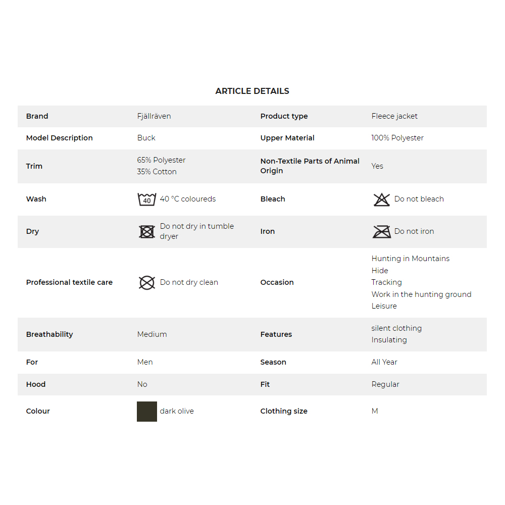 Поларено яке Fjallrаven Buck Dark Olive 2