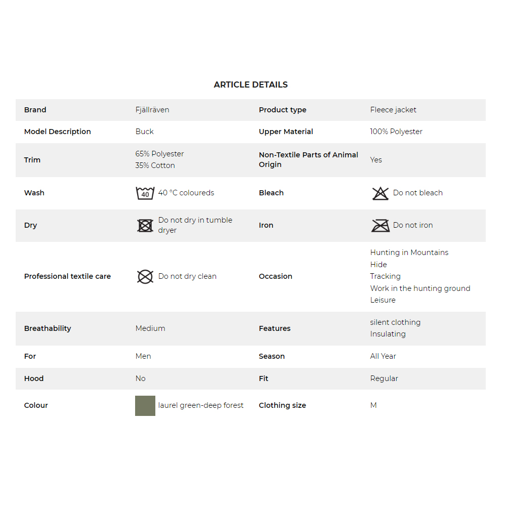 Поларено яке Fjallrаven Buck Deep Forest 3