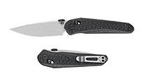 Bestech Knives Mothus 14C28N Stonewash Drop Point Black G10 Handles with Carbon Fiber Pattern BG67A