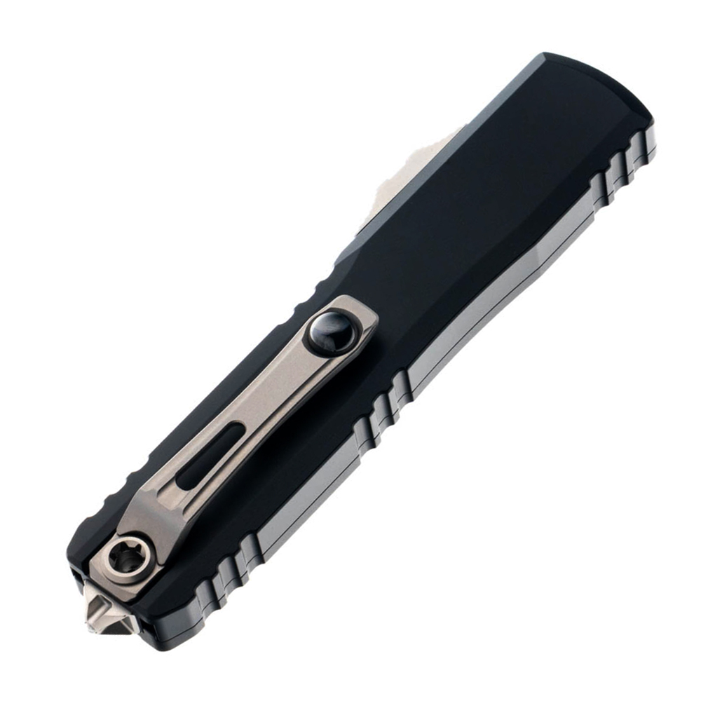 Microtech Ultratech Gen IV Auto OTF S/E Black Handle Stonewash Blade 11214-10 4