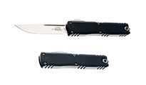 Microtech Ultratech Gen IV Auto OTF S/E Black Handle Stonewash Blade 11214-10