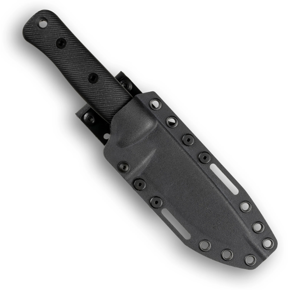 Reiff Knives F5 GEN2 Field Survival Knife CPM MagnaCut Stonewash Black G10 3