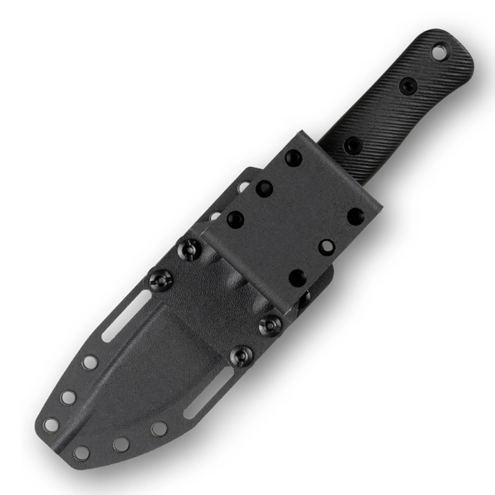 Reiff Knives F5 GEN2 Field Survival Knife CPM MagnaCut Stonewash Black G10 4