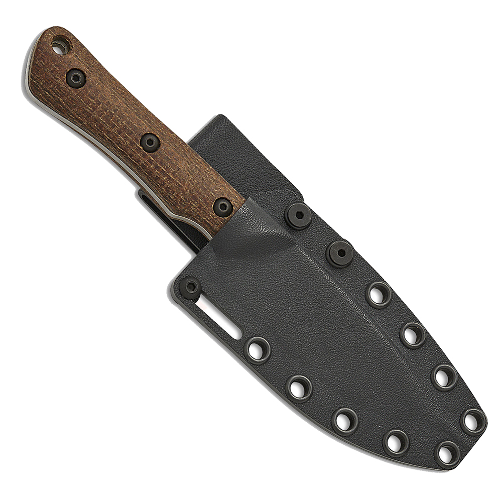 White River Brave CPM-MagnaCut Stonewashed Drop Point Natural Burlap Micarta WRSS-BRV-BNA 3