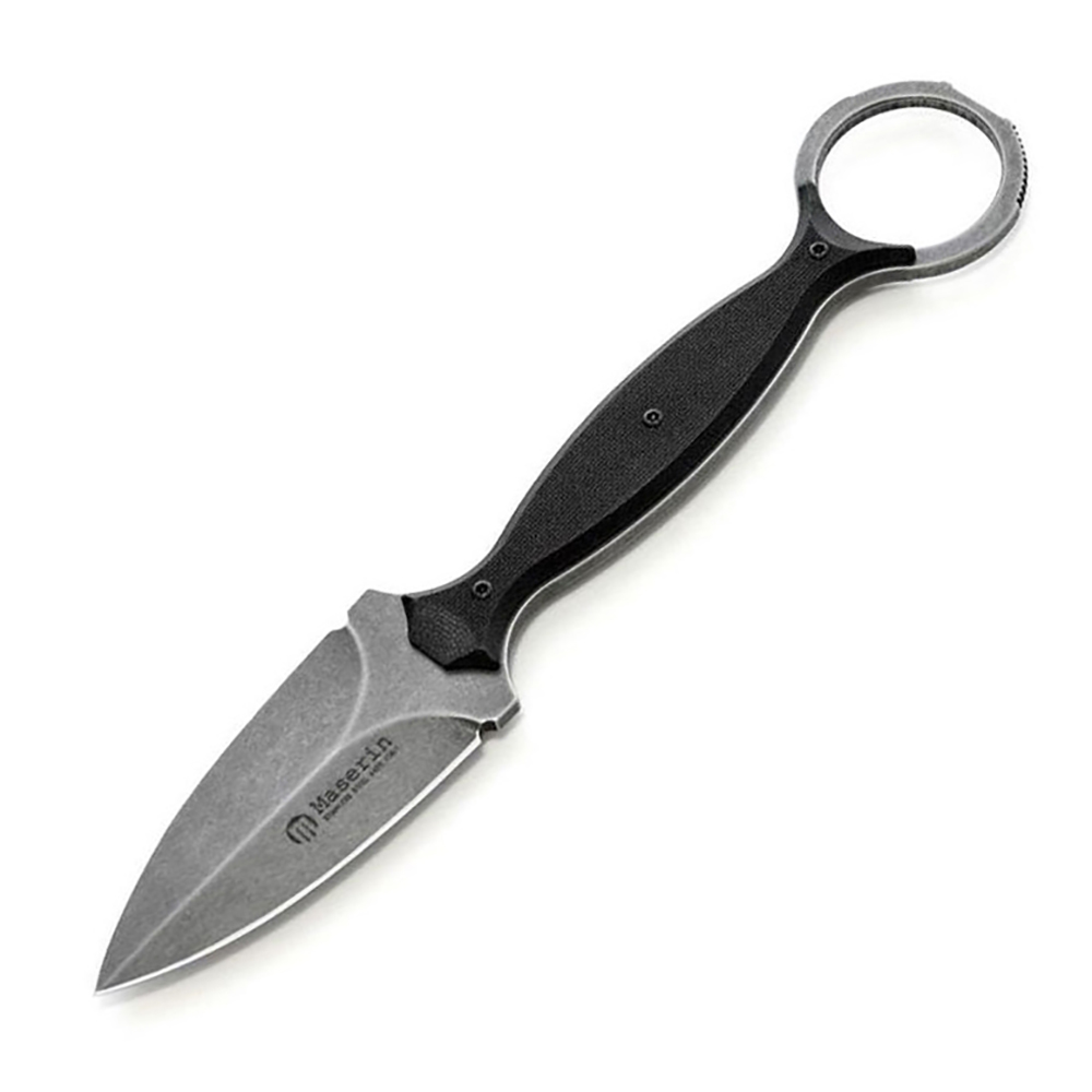 Maserin 922/STW Neck Knife Spear Point StoneWash 1