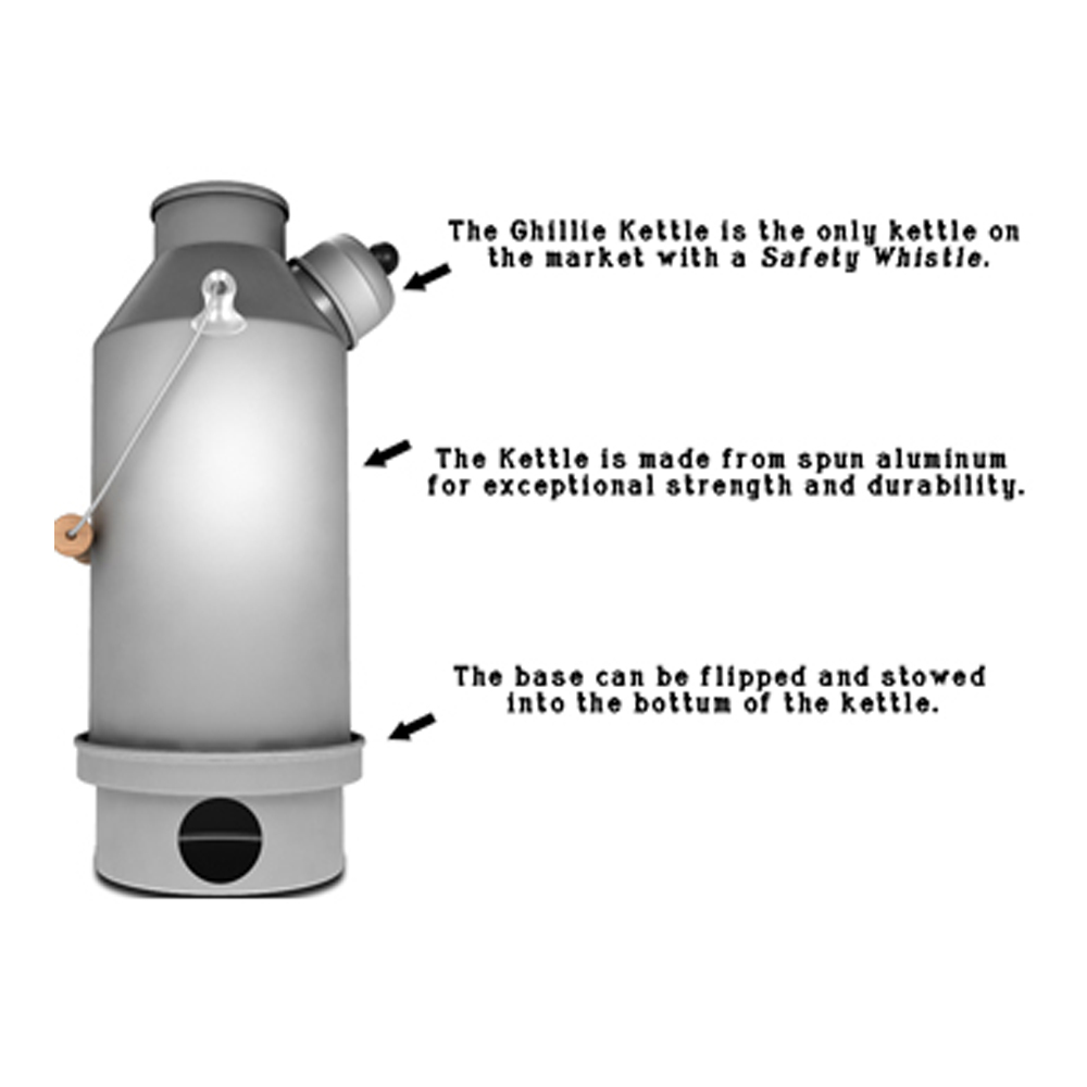 Ghillie Kettle THE ADVENTURE - ALUMINIUM 8