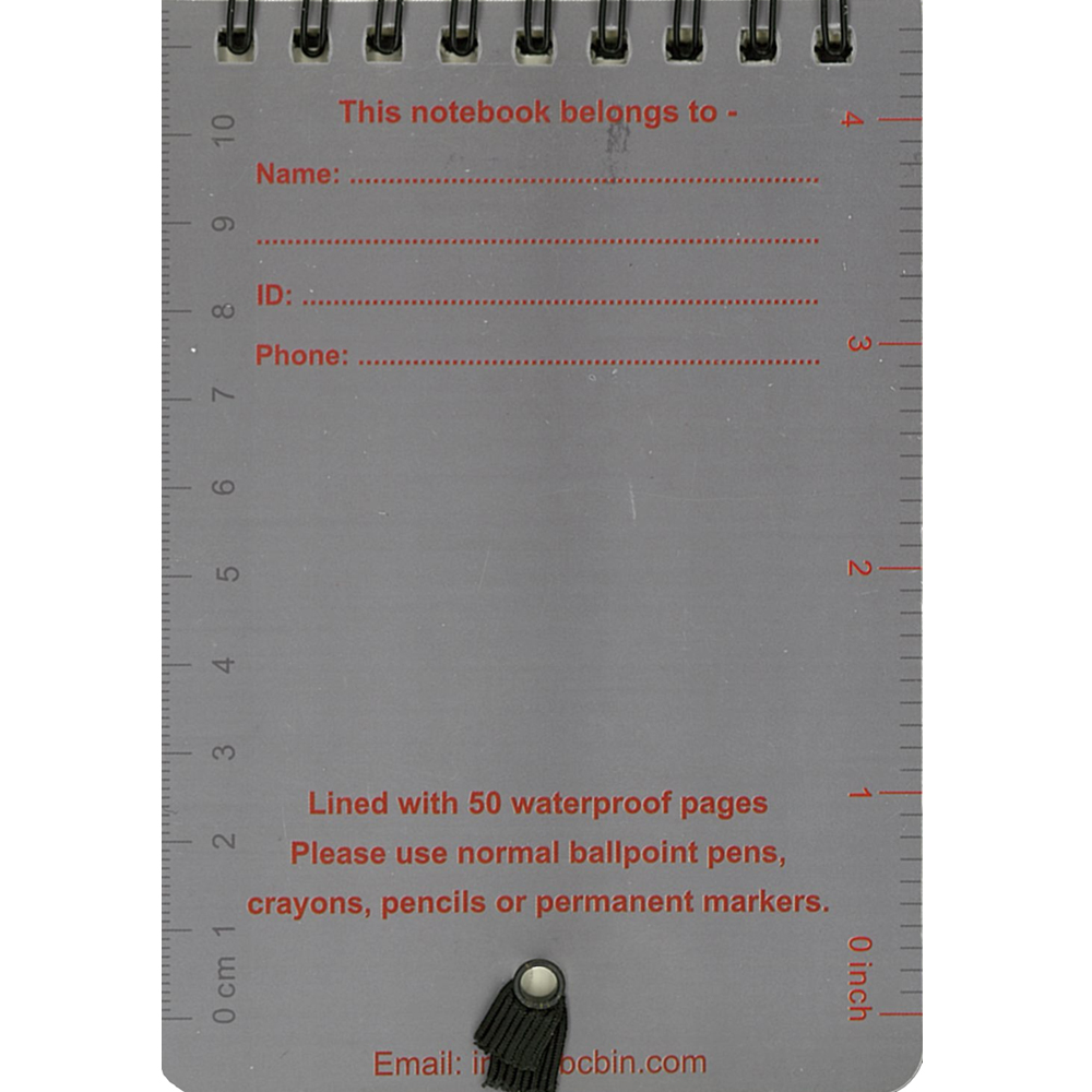 BCB Водоустойчив бележник 3