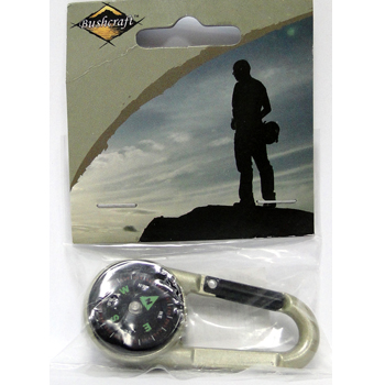 BCB Карабинер с компас и термометър 1