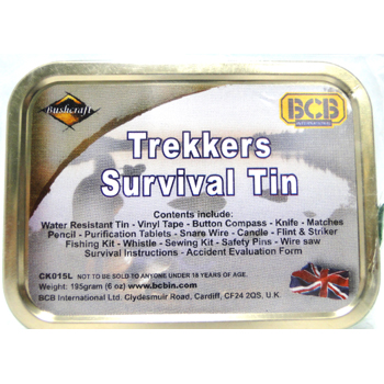 BCB Комплект за оцеляване Trekkers Survival Tin 2