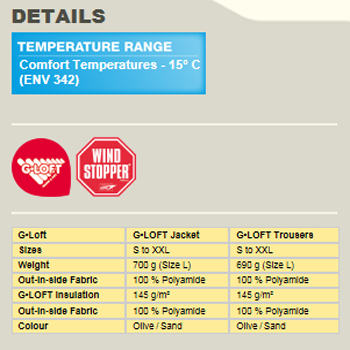 Панталони Carinthia G-Loft Reversible Trousers 2