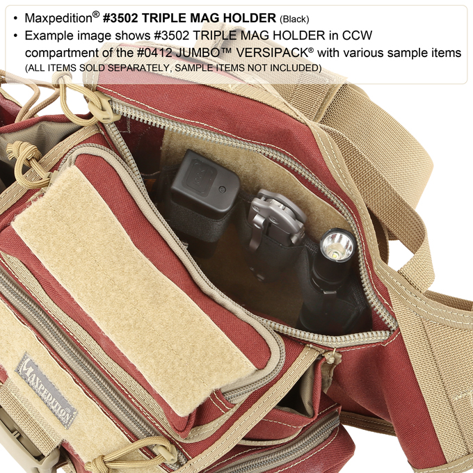 Maxpedition Triple Mag Holder 9